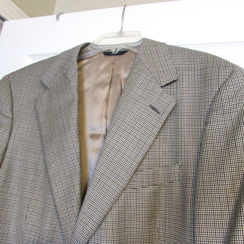 Vintage BROOKS BROTHERS 100% Wool Sports Jacket Size 42 Short - Picture 2 of 6